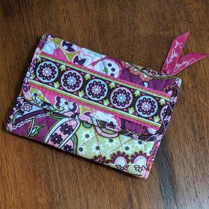Vera Bradley Very Berry Paisley Euro Wallet